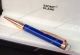 2017 Copy Mont Blanc StarWalker Ballpoint Pen Blue & Rose Gold Clip9 (2)_th.jpg